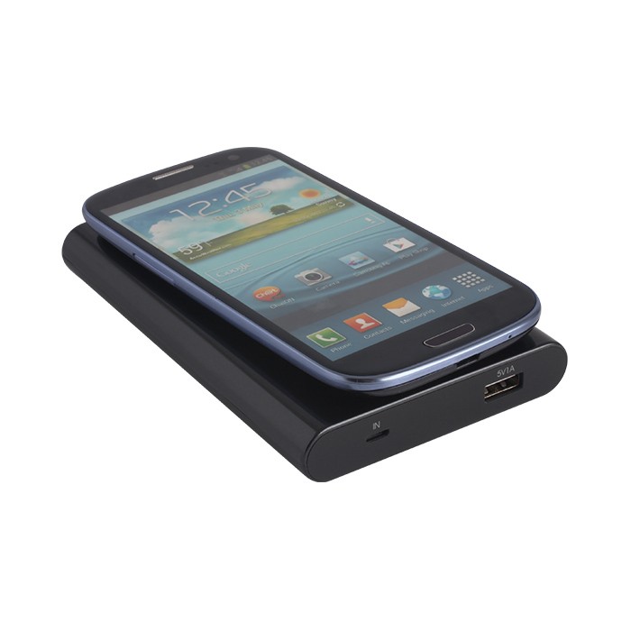 Incarcator Wireless cu Powerbank 7000 mAh Negru - imagine 4
